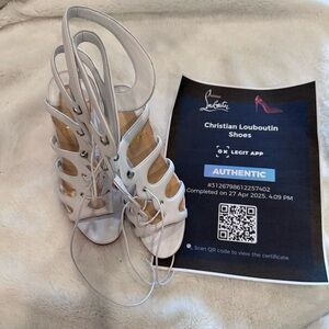 Christian Louboutin White Women's Shoes